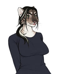 colored sketch (waist-up)